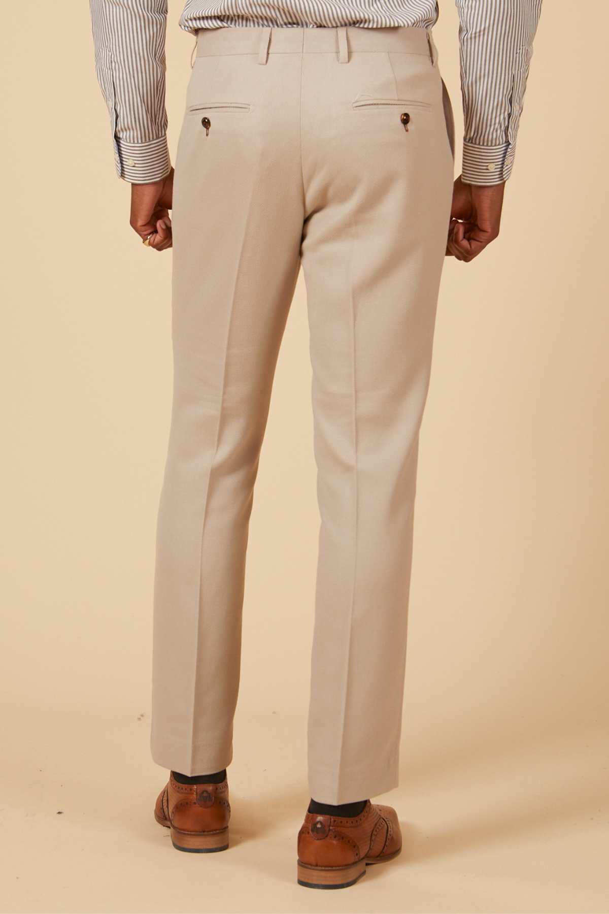 Marc Darcy HM5 Suit Trouser - Stone